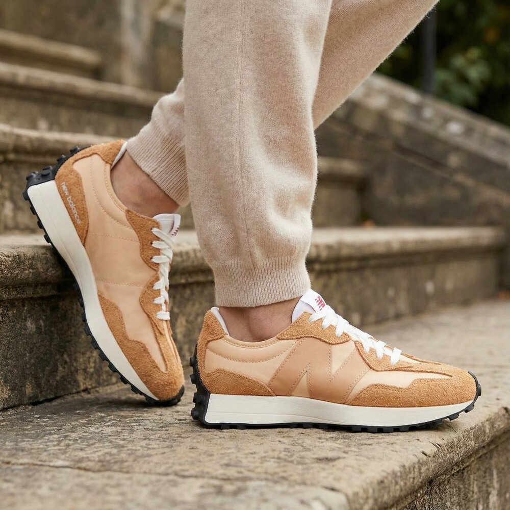 New Balance 327 Casual Women's Sneakers Shoes Peach Blossom WS327UA - Picture 2 of 14